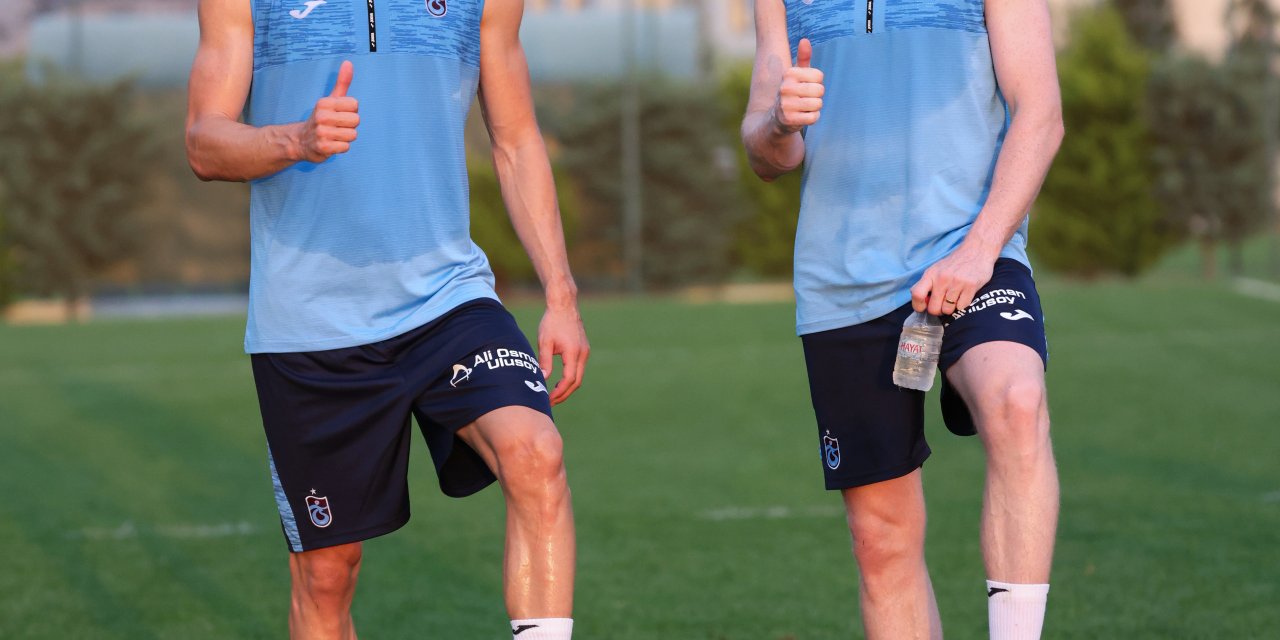 Trabzonspor'da Yeni Transferler Barisic Ve Lundstram Antrenmana Çıktı