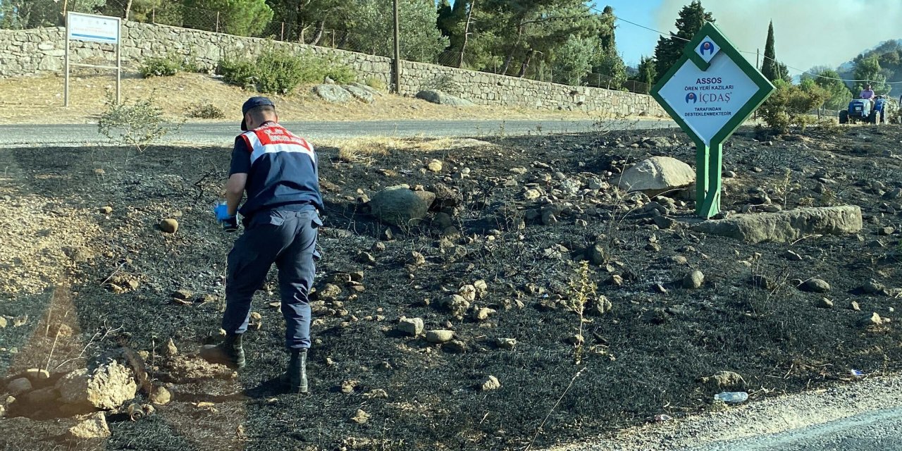 Çanakkale'de Makilikte Çıkan Yangın, Antik Kente Sıçradı (2)
