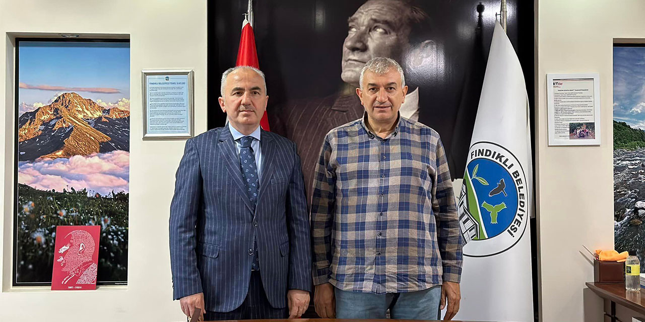 Rize Belediye Başkanı Metin'den Fındıklı Belediye Başkanı Çervatoğlu’na Ziyaret