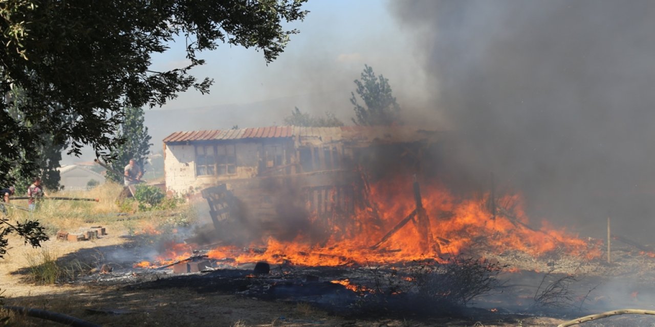 Ayvalık'ta Çöplükte Çıkıp Otluk Ve Zeytinliğe Sıçrayan Yangın, 4 Saatte Söndürüldü