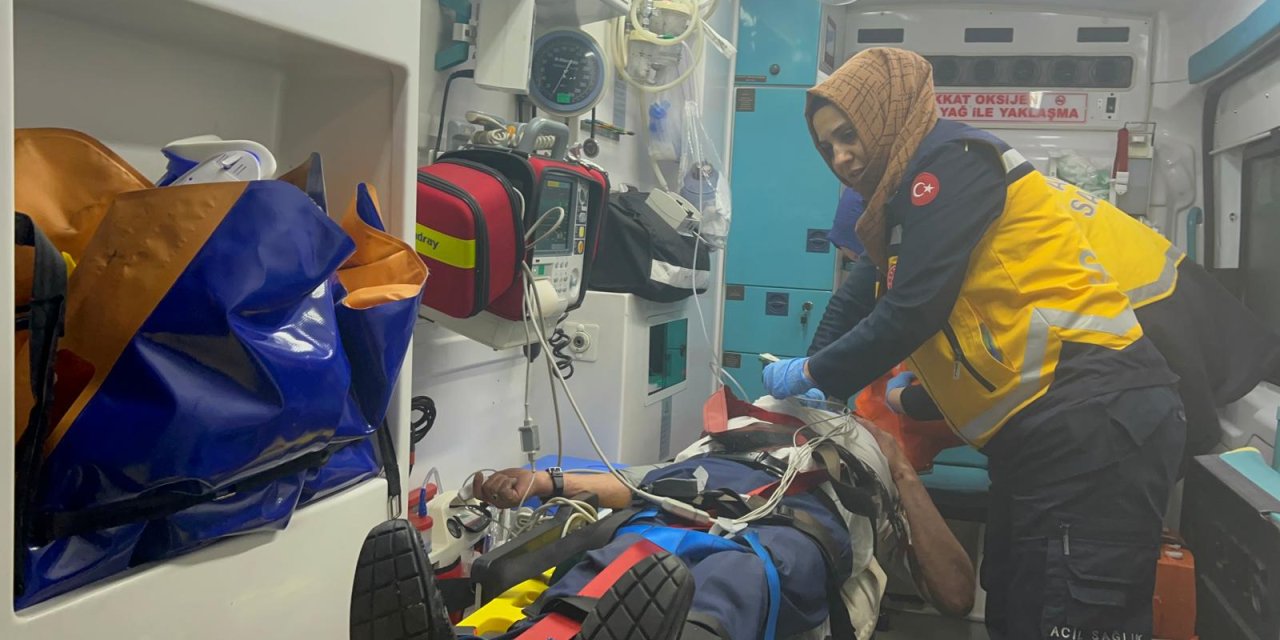 Havalandırma Boşluğuna Düşen Kişi Kurtarıldı