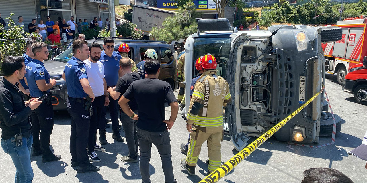 Kağıthane'de beton mikseri gelin arabasının üzerine devrildi: 1 ölü