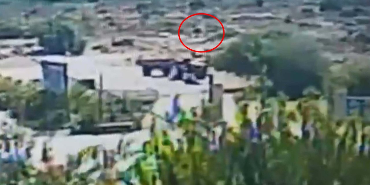 Çeşme'de Sigara İzmaritinden Çıkan Maki Yangının Başladığı Anlar, Kamerada (2)