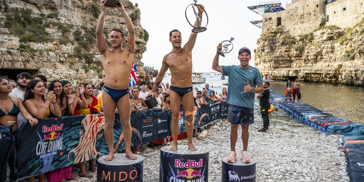 Red Bull Cliff Diving Dünya Serisi’nde İtalya Etabının Kazananları Belli Oldu