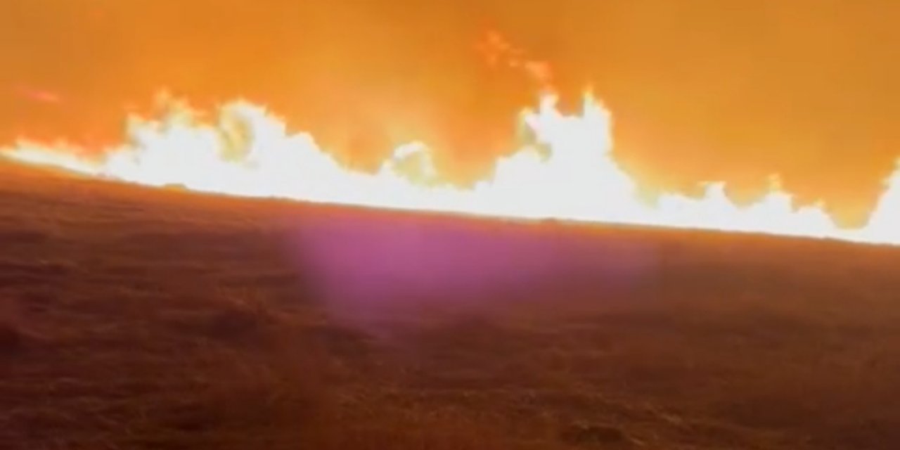 Batman'da Çıkan Anız Yangını, Söndürüldü