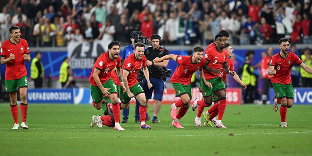 Slovenya'yı penaltılarda eleyen Portekiz, çeyrek finalde Fransa'nın rakibi oldu