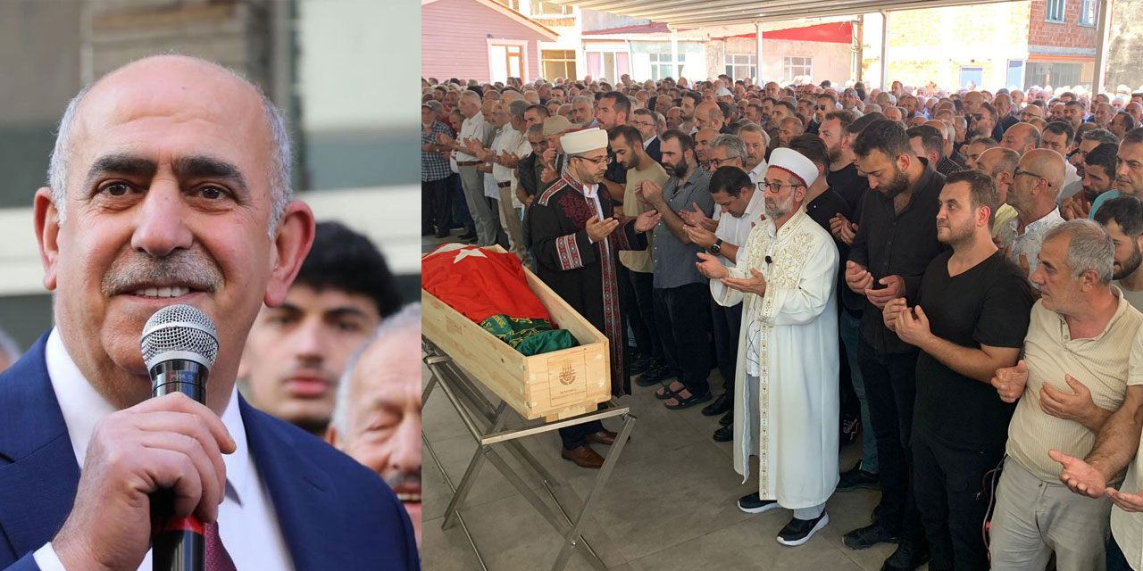 Rize'de silahlı kavgada ölen belediye başkanı Ahmet Naci Aytemiz defnedildi