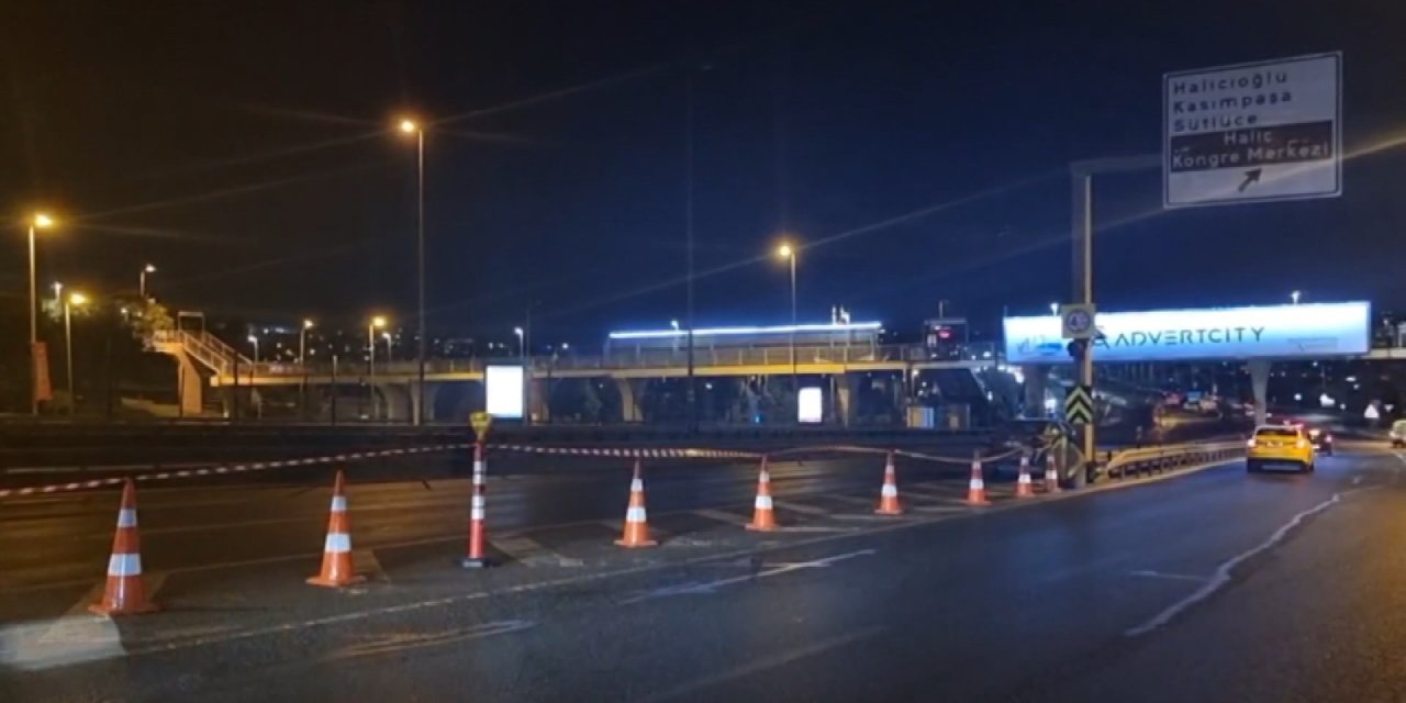 İstanbul-haliç Köprüsü Mecidiyeköy İstikameti Trafiğe Kapatıldı