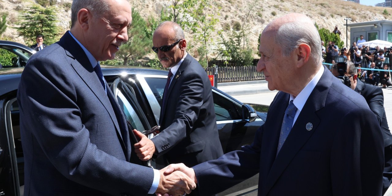 Cumhurbaşkanı Erdoğan, Bahçeli İle Bir Araya Geldi