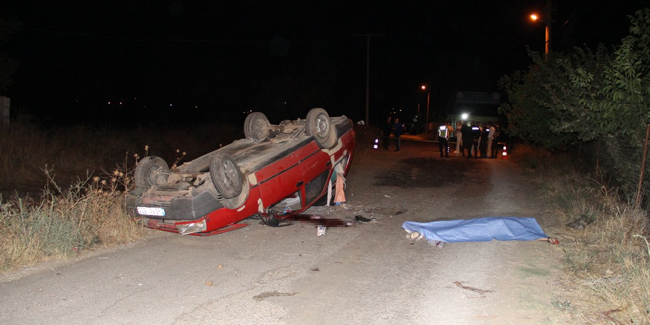 Alkollü Sürücünün Otomobili Takla Attı: 1 Ölü