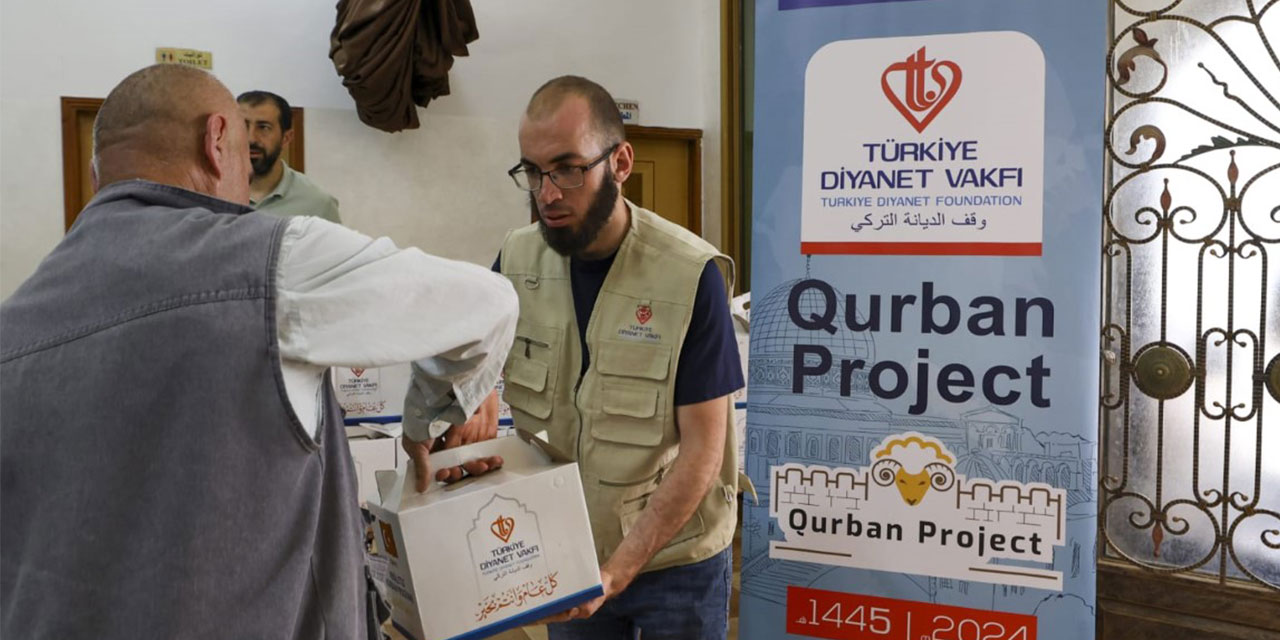 TDV 1 milyon 200 bin Filistinliye kurban ulaştıracak