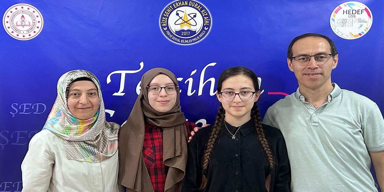 LGS'de Rize’nin Türkiye Birincilerinden Zeynep Cihan, Kendi Okulunu Tercih Etti