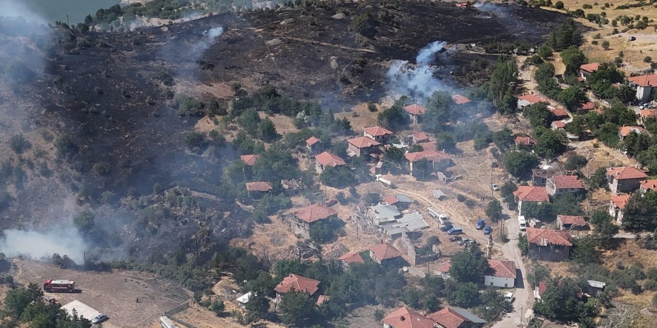 Ankara'da Örtü Yangınında 10 Hektar Alan Zarar Gördü