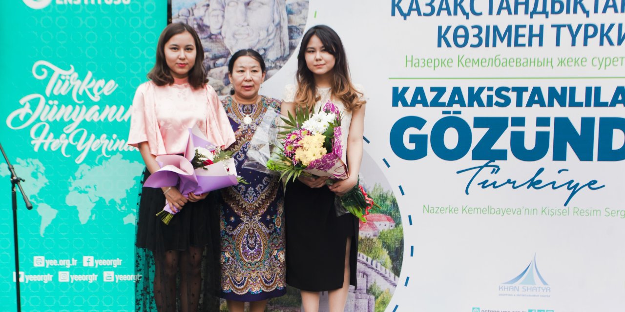 Kazak Ressam Kemelbayeva: Türkiye’ye Gitmeden Türkiye’yi Resmetmeye Başladım