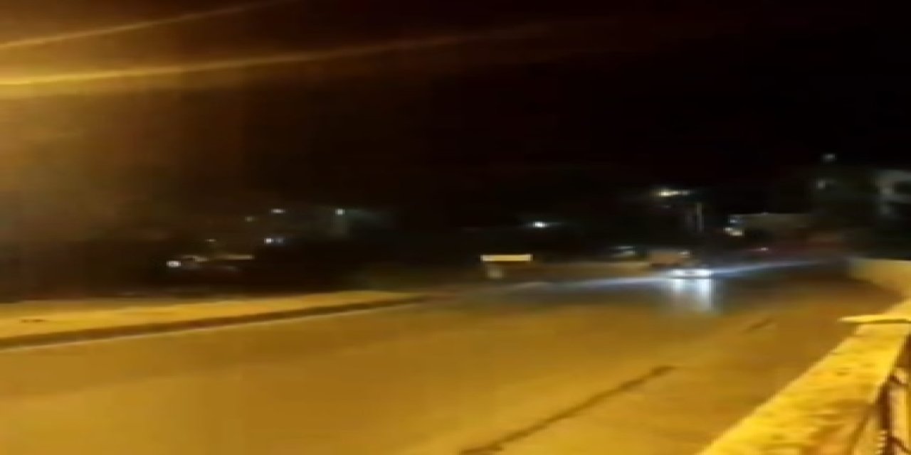 Drift Atan Sürücüye 32 Bin 923 Lira Para Cezası Kesildi; Görüntüler Kamerada