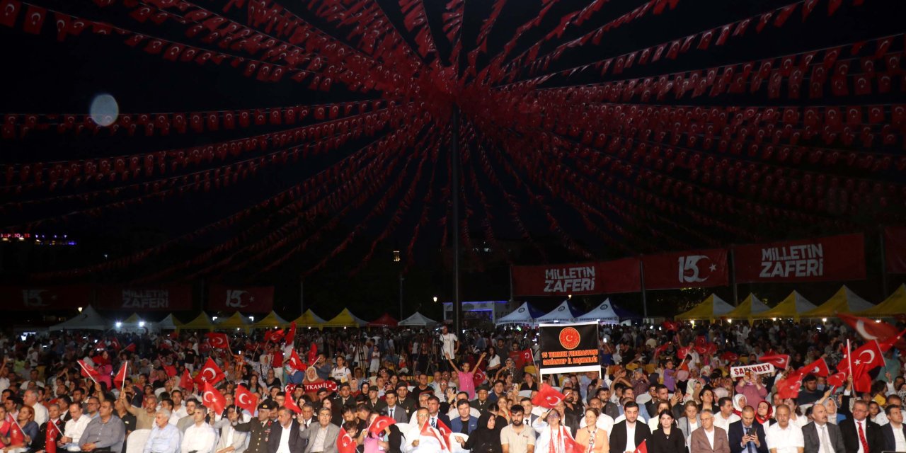 Gaziantep'te 15 Temmuz Demokrasi Ve Milli Birlik Günü Etkinliği
