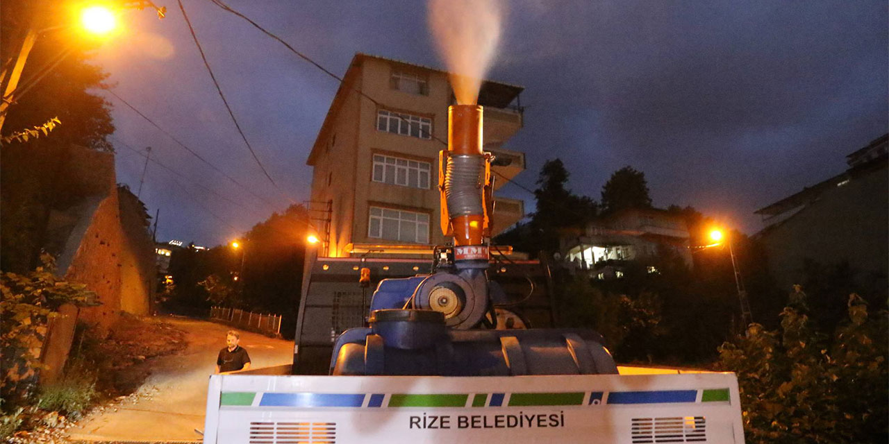 Rize'de ilaçlamada bulunulacak mahalleler
