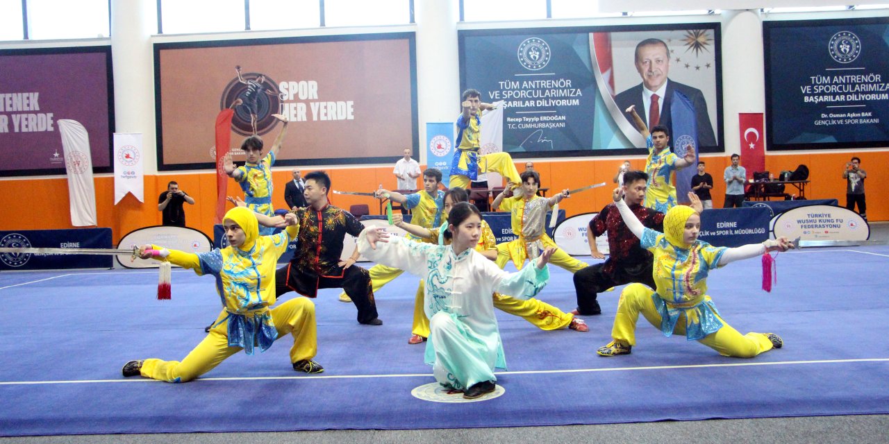 Edirne'de Açık Balkan Wushu Kung Fu Şampiyonası Başladı