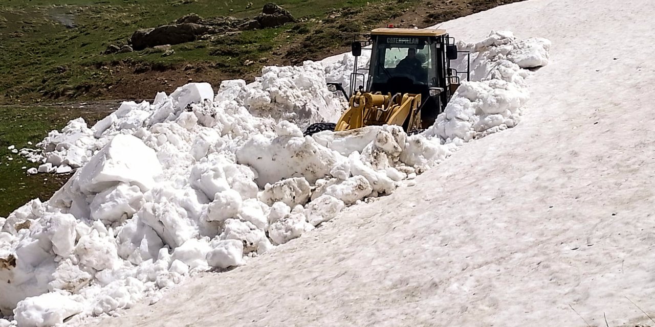 Van'da Kardan Kapalı Olan Yayla Yolları Açıldı