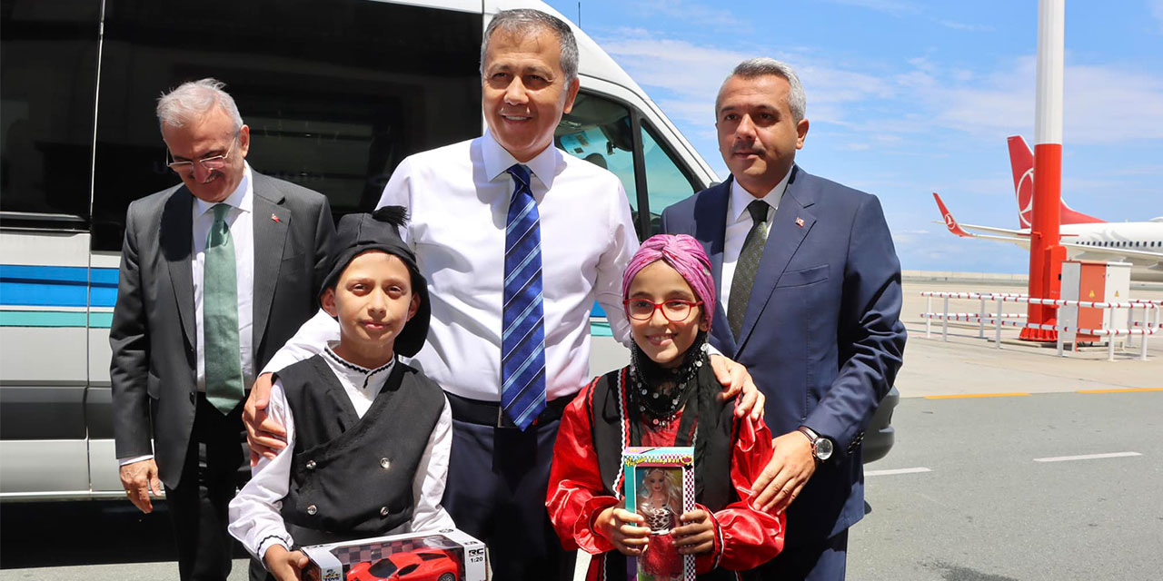 İçişleri Bakanı Ali Yerlikaya, Rize’ye geldi