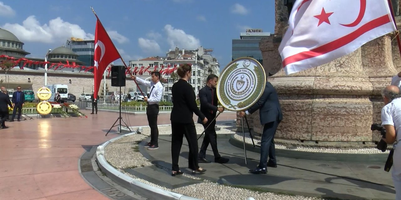 Kıbrıs Barış Harekatı’nın 50’nci Yılında Taksim’de Tören Düzenlendi
