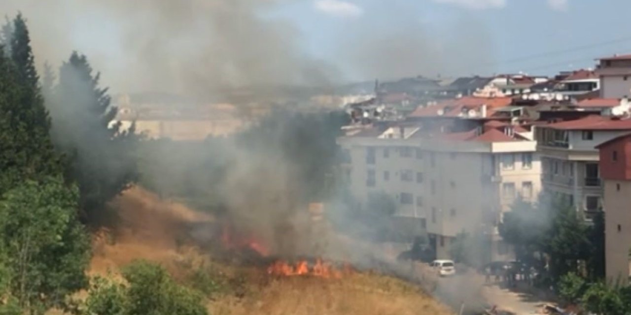 Sancaktepe’de Otlukta Çıkan Yangın Ormana Sıçradı