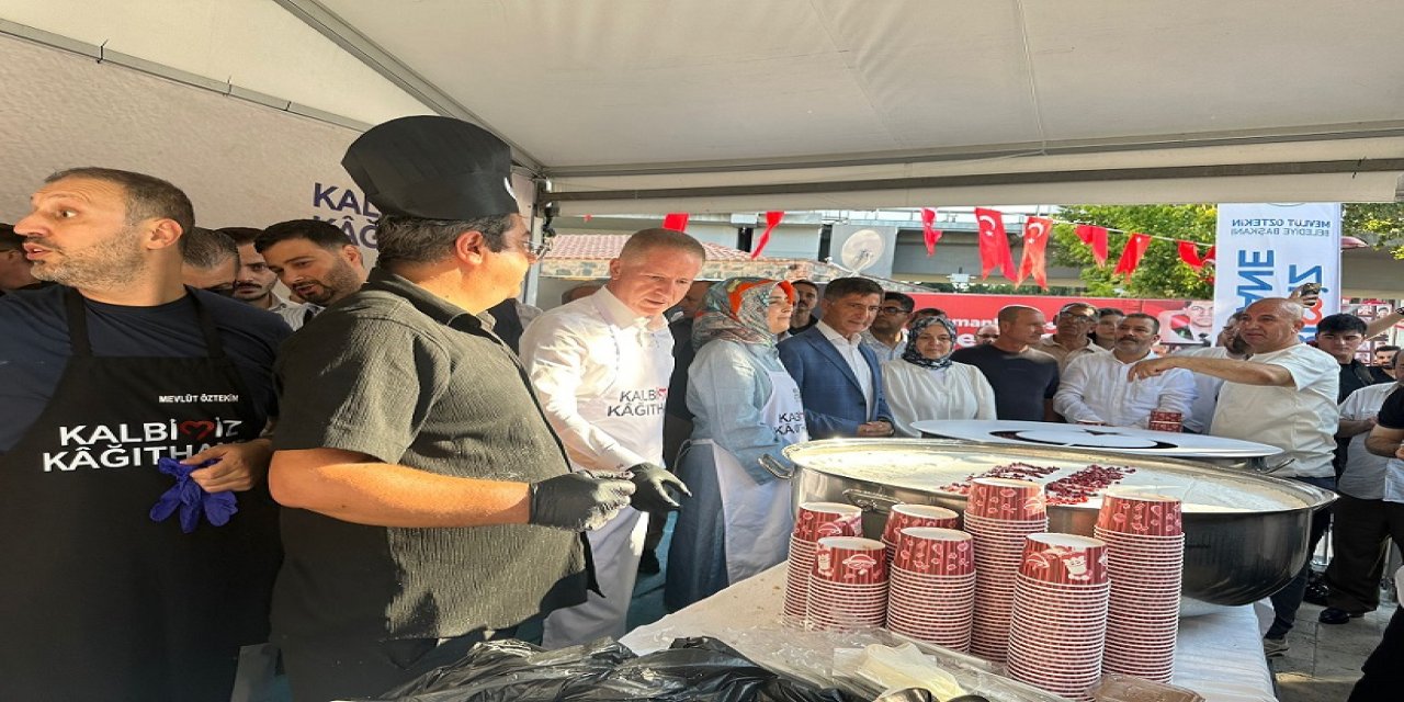 Kağıthane’de Aşure İkramı Bu Sene 35 Bin Kişiye Ulaştı