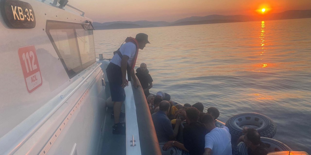 Bodrum'da 75 Kaçak Göçmen İle 3 Organizatör Şüphelisi Yakalandı