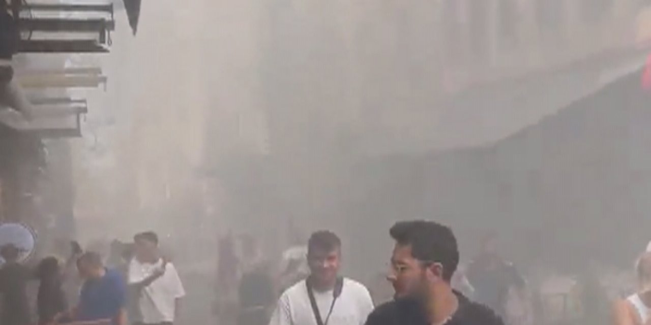 Beyoğlu'nda Otelde Çıkan Yangın Söndürüldü