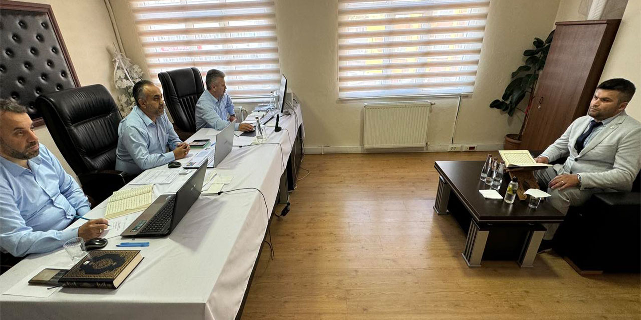 Rize'de Diyanet'ten Umre Organizasyonu Mülakatı