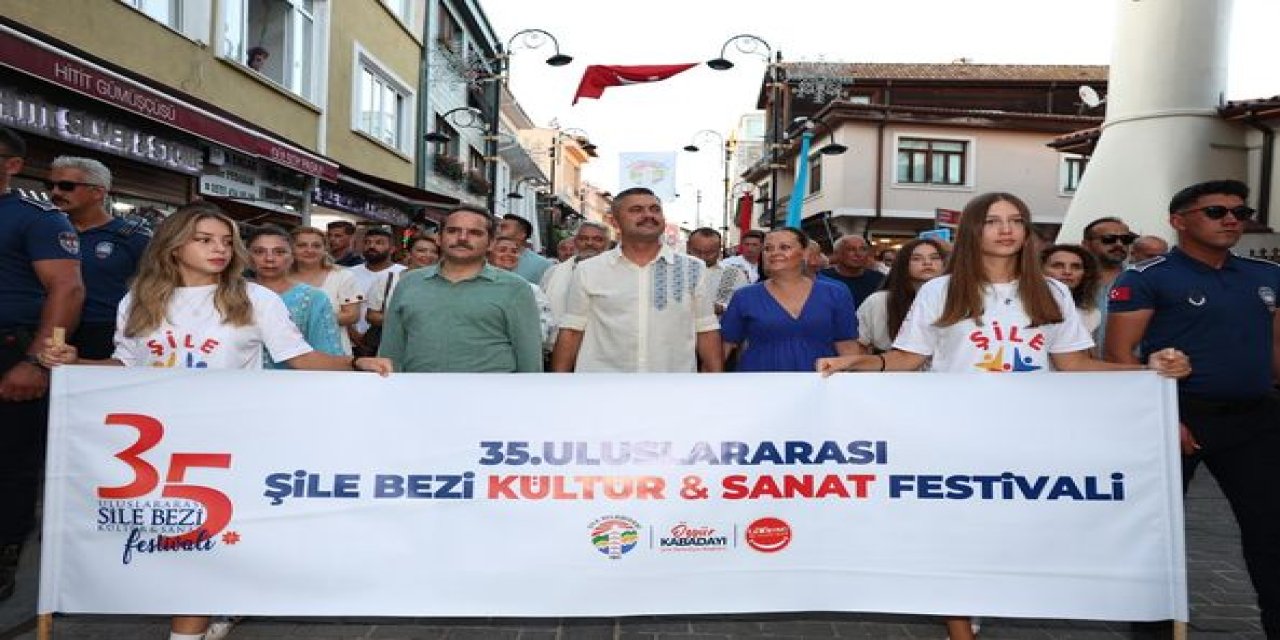 35’inci Uluslararası Şile Bezi Kültür Ve Sanat Şenliği Başladı