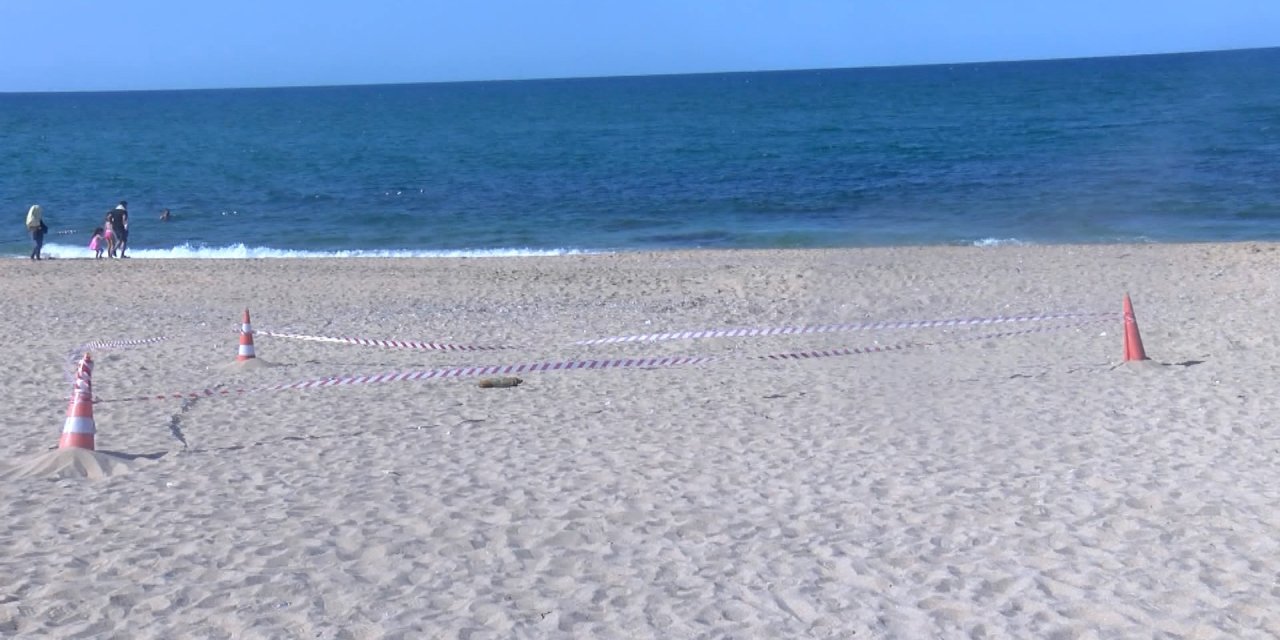 İstanbul - Arnavutköy'de Halk Plajında Havan Mermisi Bulundu