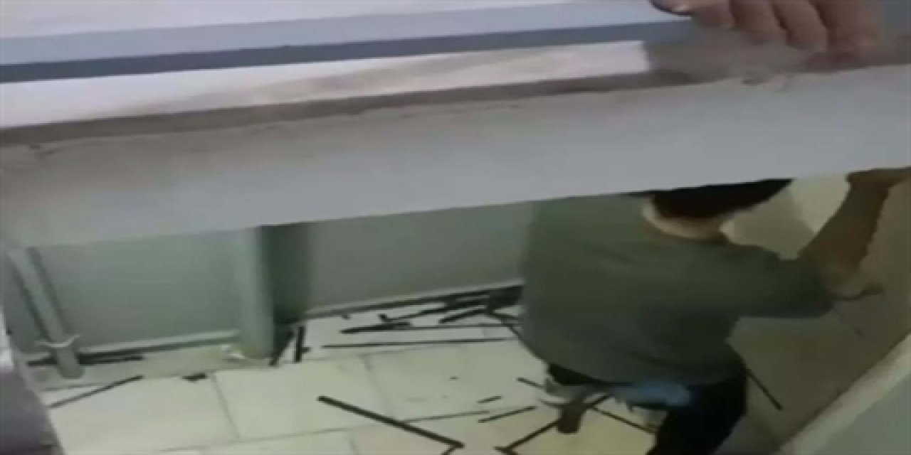 Kapıyı Açmayan Kiracısına Tehditler Savurdu, O Anlar Kamerada