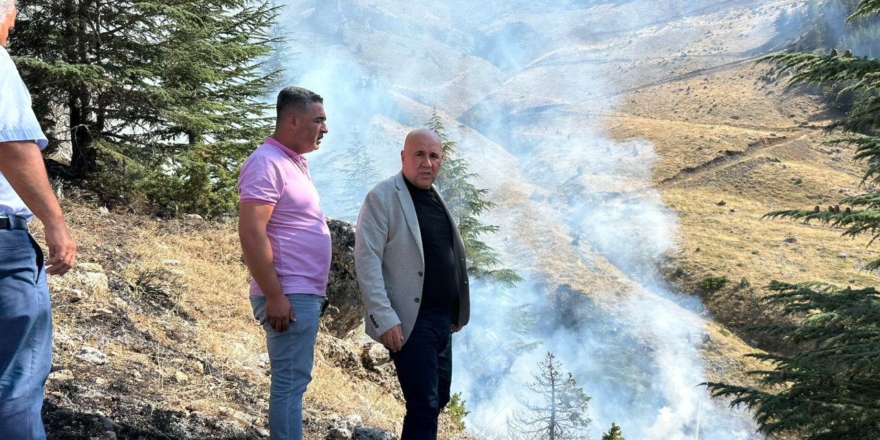 Kahramanmaraş'ta Orman Yangını Söndürüldü (2)