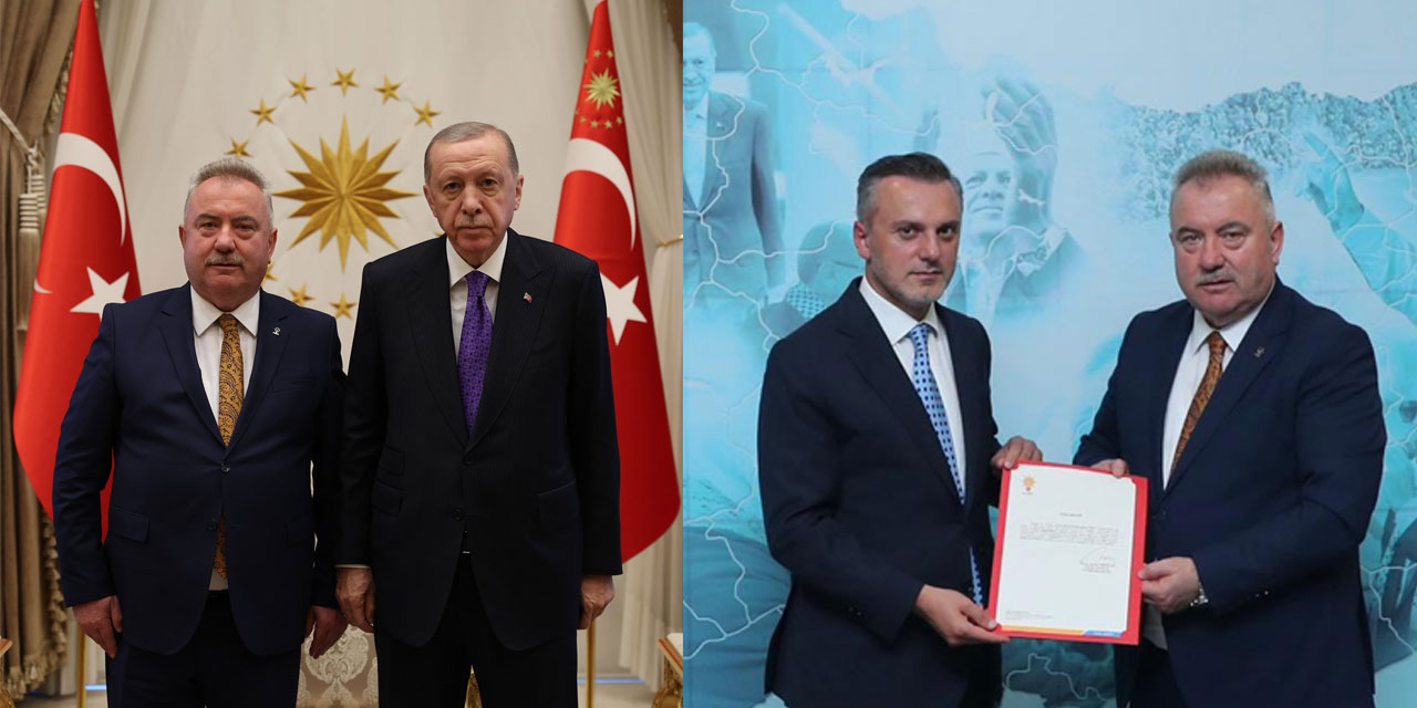 Yılmaz Katmer AK Parti Rize İl Başkanlığı Mazbatasını Aldı