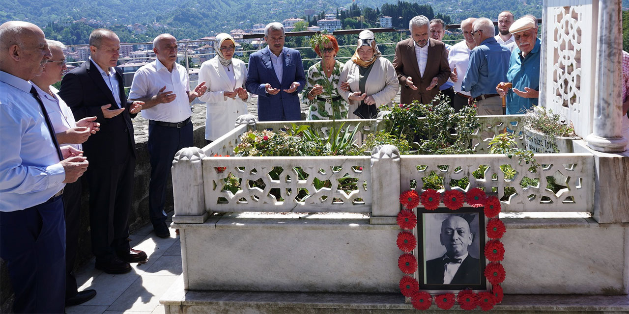 Rize Belediyesi eski Başkanı Ekrem Orhon, vefatının 41. yılında anıldı