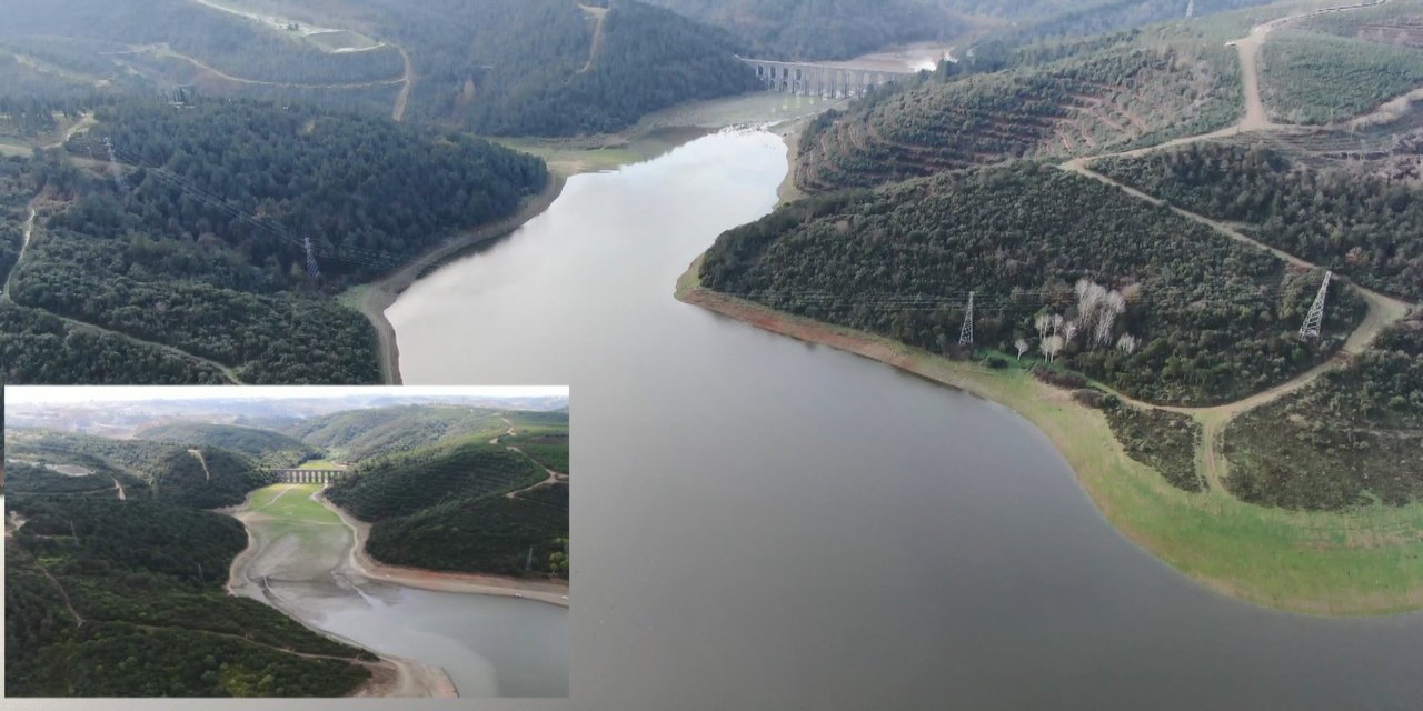 İstanbul'daki barajların doluluk oranı yüzde 54.52'ye düştü