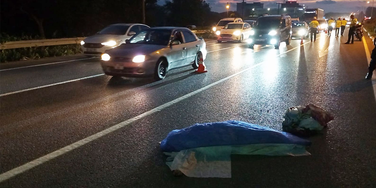 Samsun'da 2 otomobilin çarptığı kadın öldü