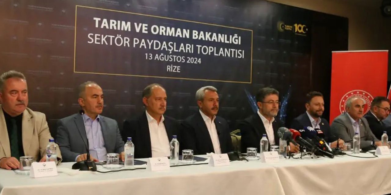 Bakan Yumaklı Rize'de konuştu: Tarım, siyaset üstü bir meseledir