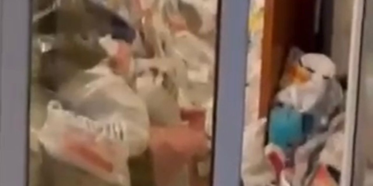 Bursa'da 3 Katlı Binadan 3 Kamyon Çöp Çıkartıldı