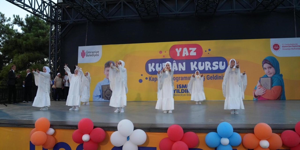 Ümraniye'de Yaz Kur’an Kursu Kapanış Programı Düzenlendi