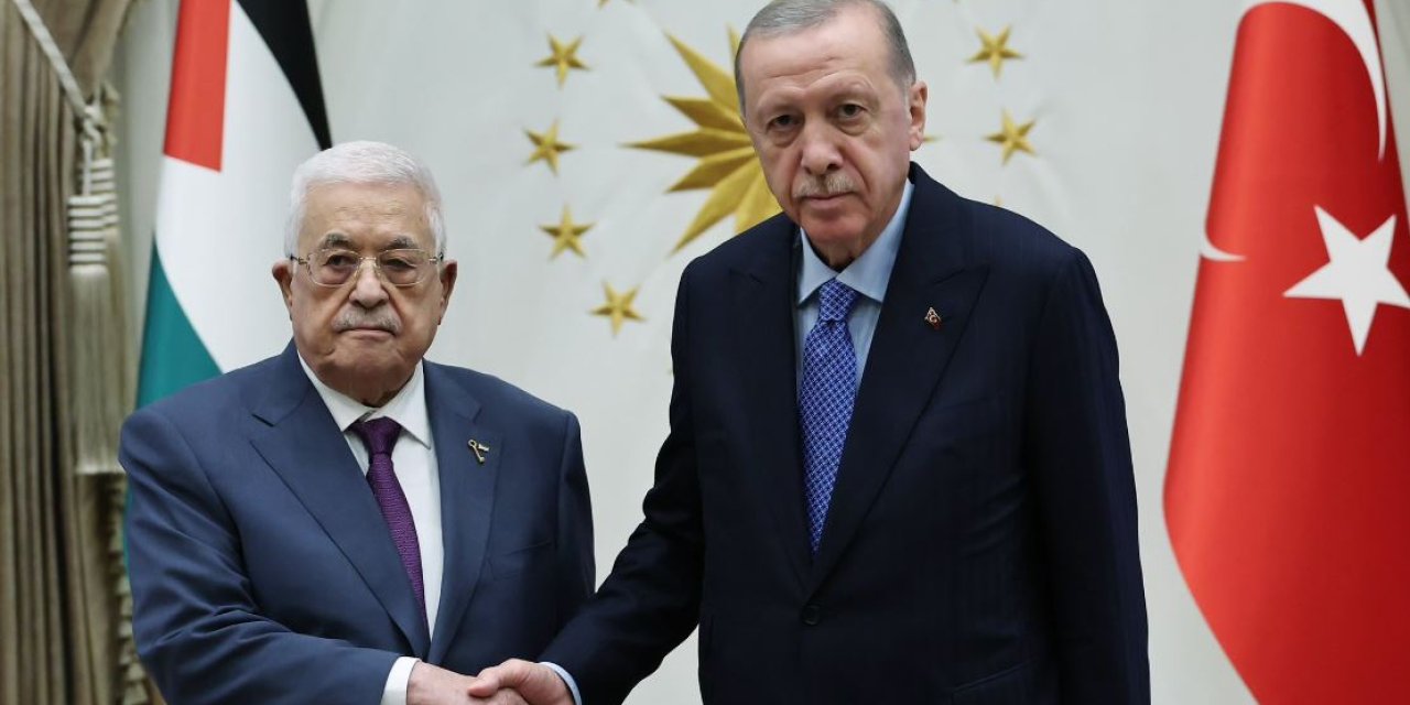 Cumhurbaşkanı Erdoğan, Filistin Devlet Başkanı Abbas’ı Kabul Etti