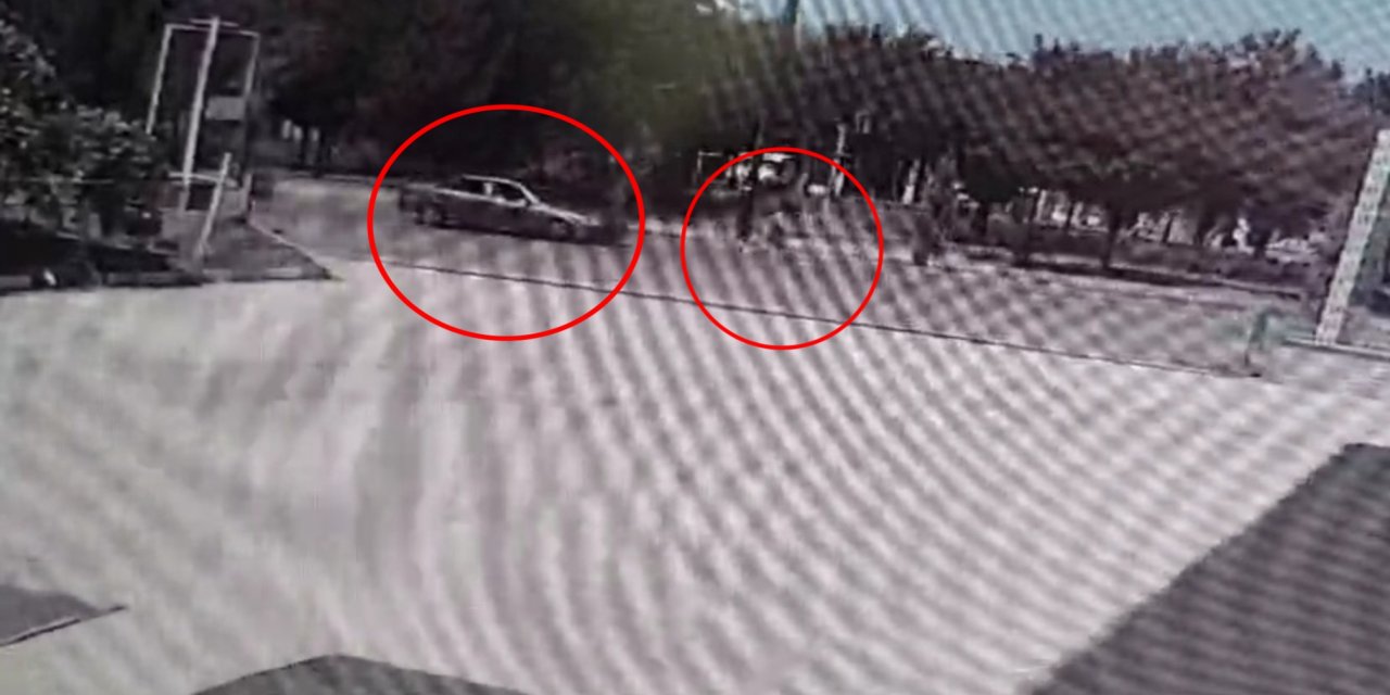 Otomobilin Çarptığı Sultan Ağır Yaralandı; Kaza Kamerada