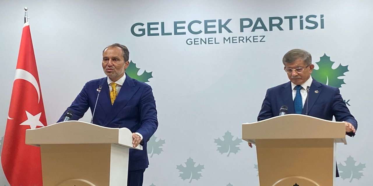 Fatih Erbakan'dan Davutoğlu'na ziyaret