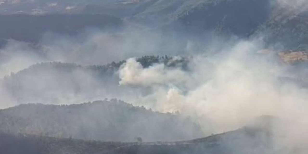 Manisa'daki Orman Yangınında 4'üncü Gün