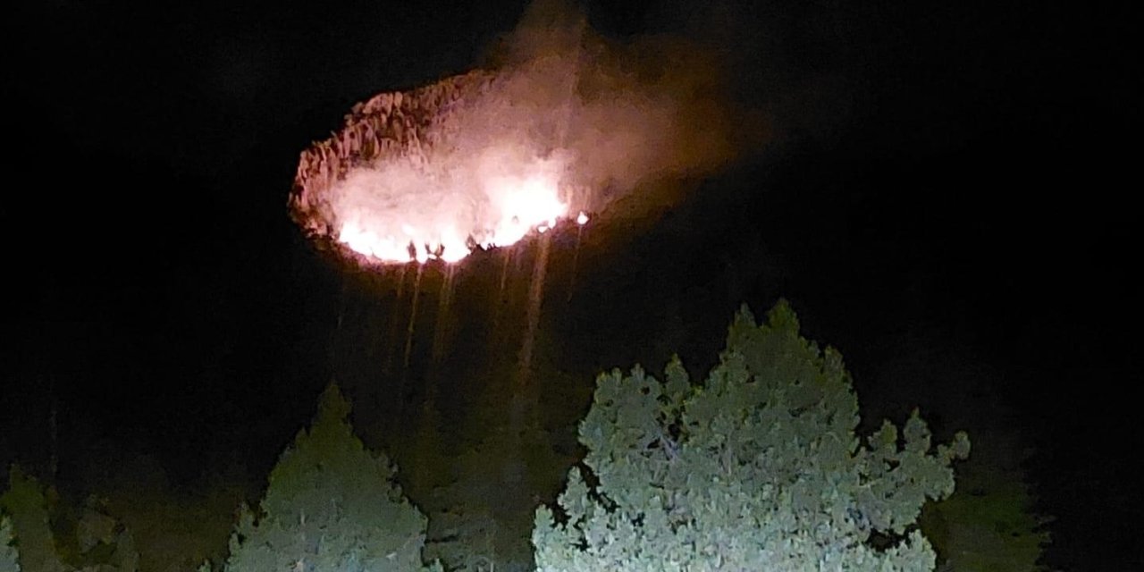 Mersin’de Meyve Bahçesinde Yangın