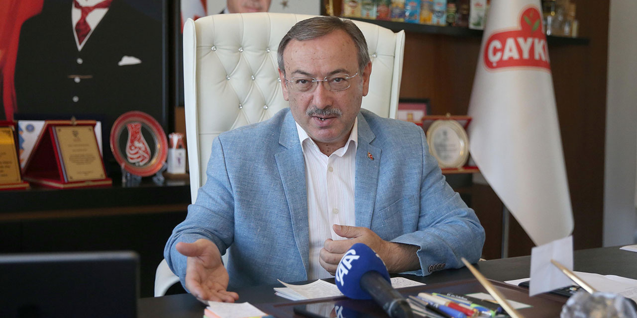 ÇAYKUR Genel Müdürü Alim kuru çay satış hedeflerini anlattı