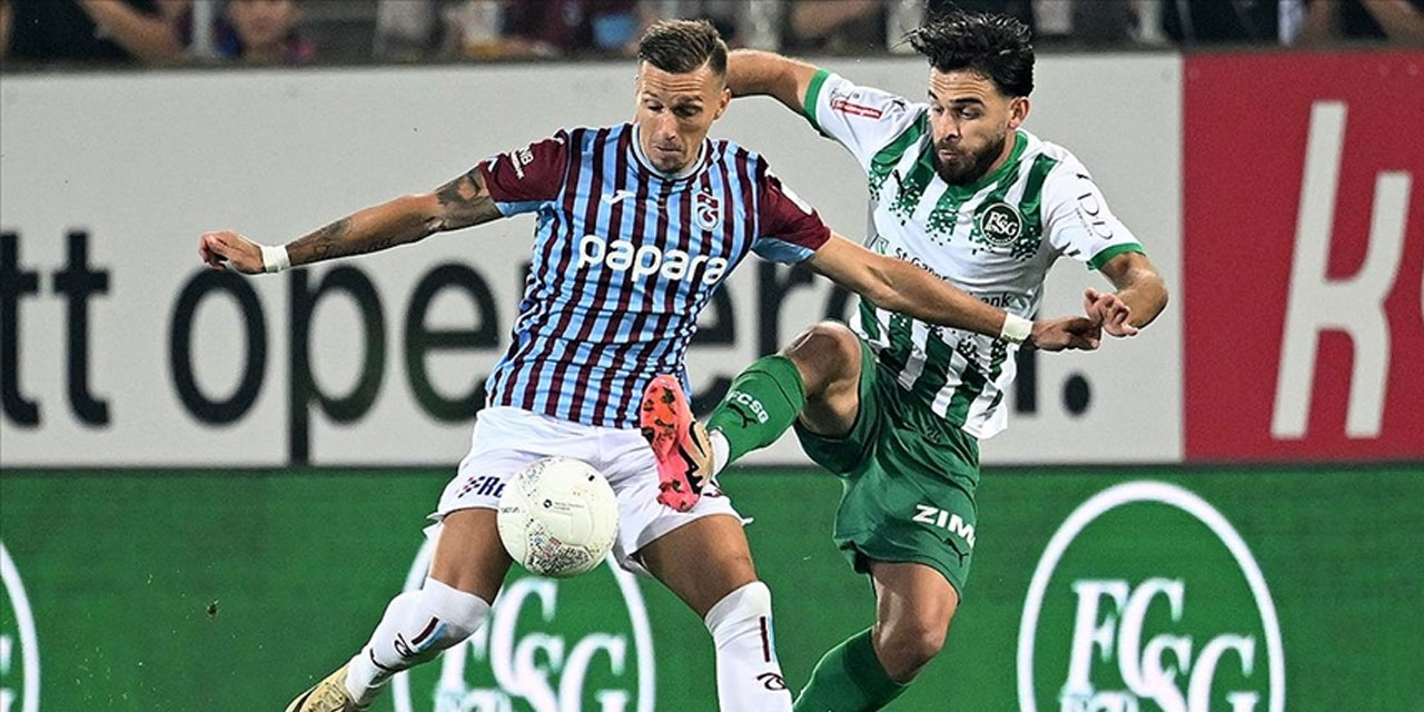 Trabzonspor, deplasmanda St. Gallen ile golsüz berabere kaldı