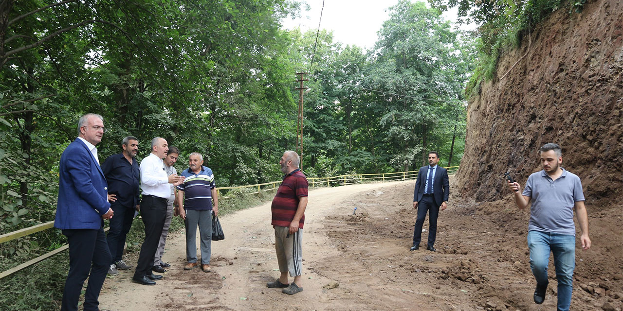 Rize'de Müftü Mahallesi'nde Yeni Yol Genişletmesi