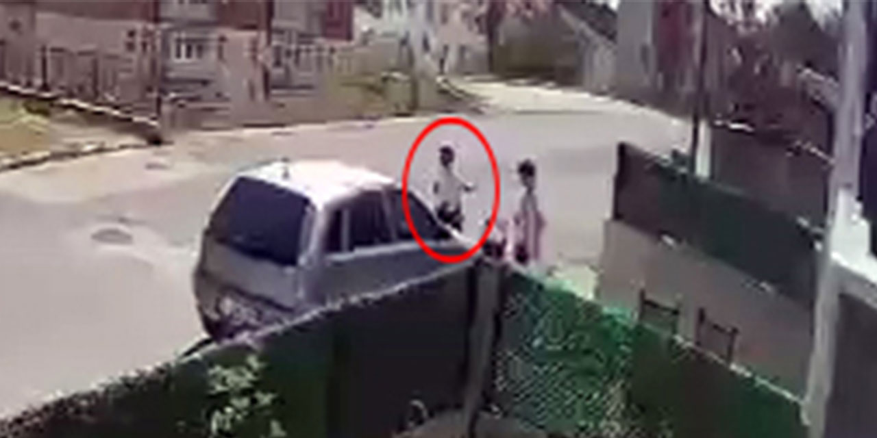 Oğluyla kavga eden çocuğu otomobille ezdi; o anlar kamerada